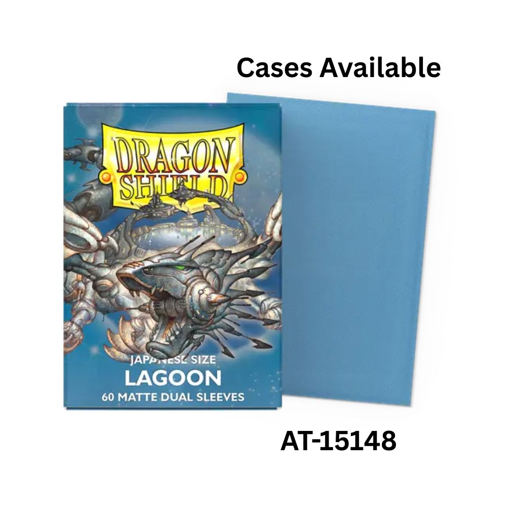 Dragon Shield Sleeves: Japanese Matte Dual - Lagoon 60CT / # AT-15148
