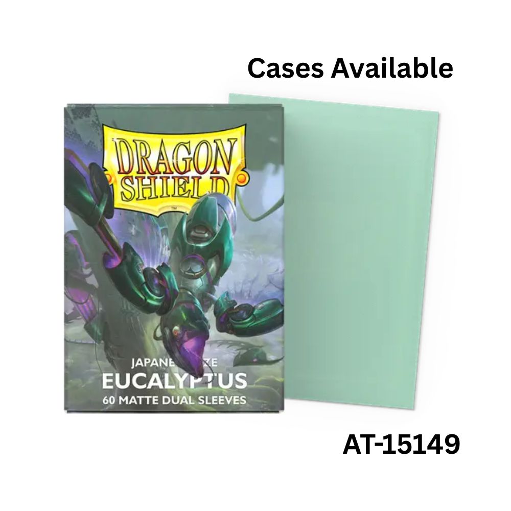 Dragon Shield Sleeves: Japanese Matte Dual - Eucalyptus 60CT / # AT-15149