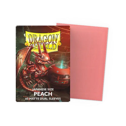 Dragon Shield Sleeves: Japanese Matte Dual - Peach 60CT / # AT-15153