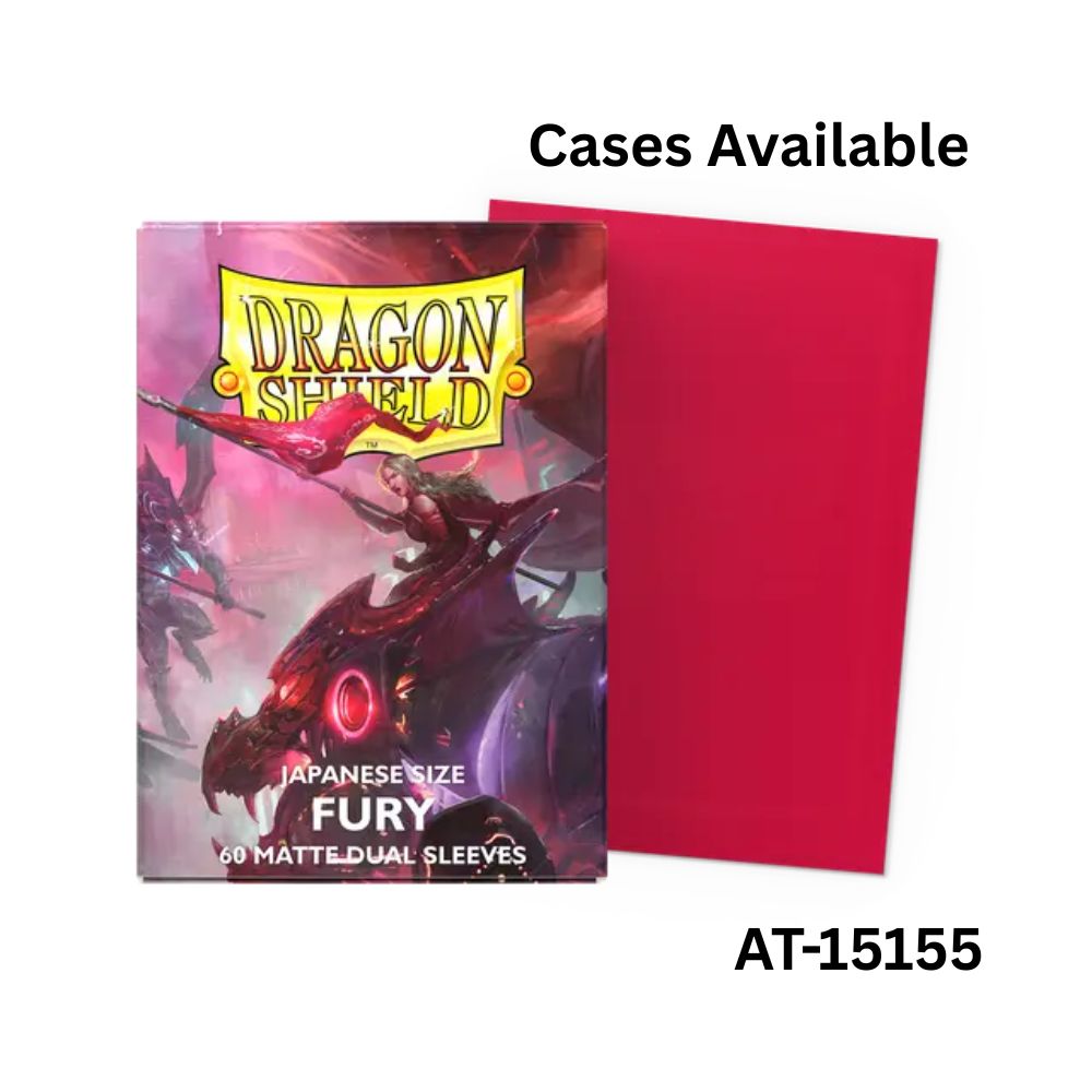 Dragon Shield Sleeves: Japanese Matte Dual - Fury 60CT / # AT-15155