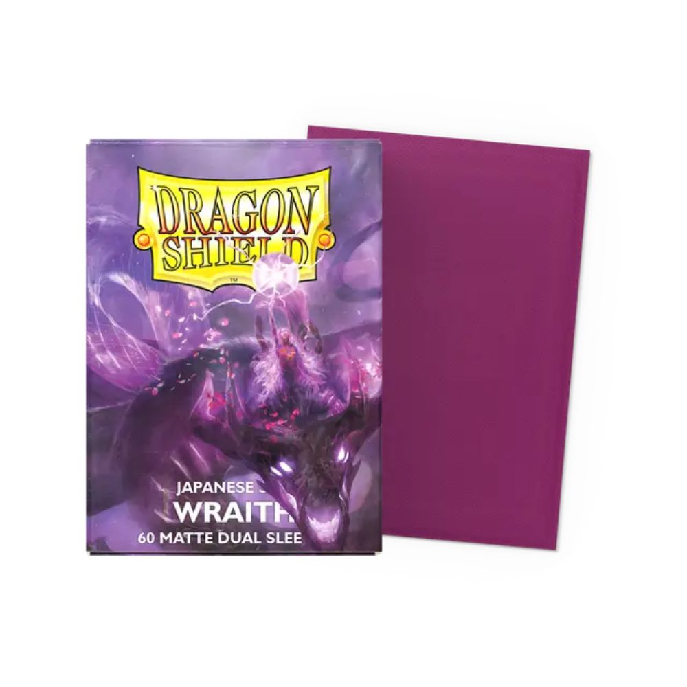 Dragon Shield Sleeves: Japanese Matte Dual - Wraith 60CT / # AT-15156