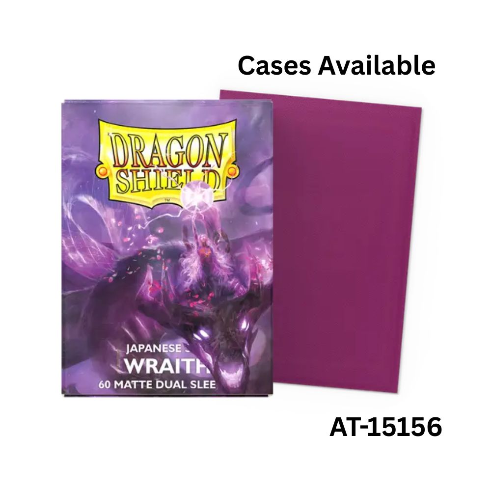 Dragon Shield Sleeves: Japanese Matte Dual - Wraith 60CT / # AT-15156