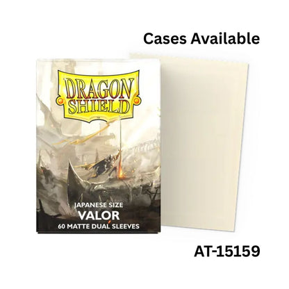 Dragon Shield Sleeves: Japanese Matte Dual - Valor 60CT / # AT-15159