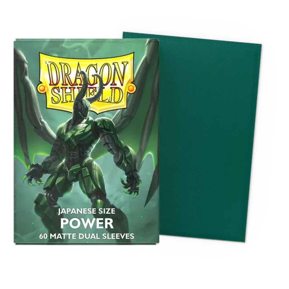 Dragon Shield Sleeves: Japanese Matte Dual - Power 60CT / # AT-15163