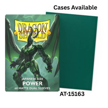 Dragon Shield Sleeves: Japanese Matte Dual - Power 60CT / # AT-15163