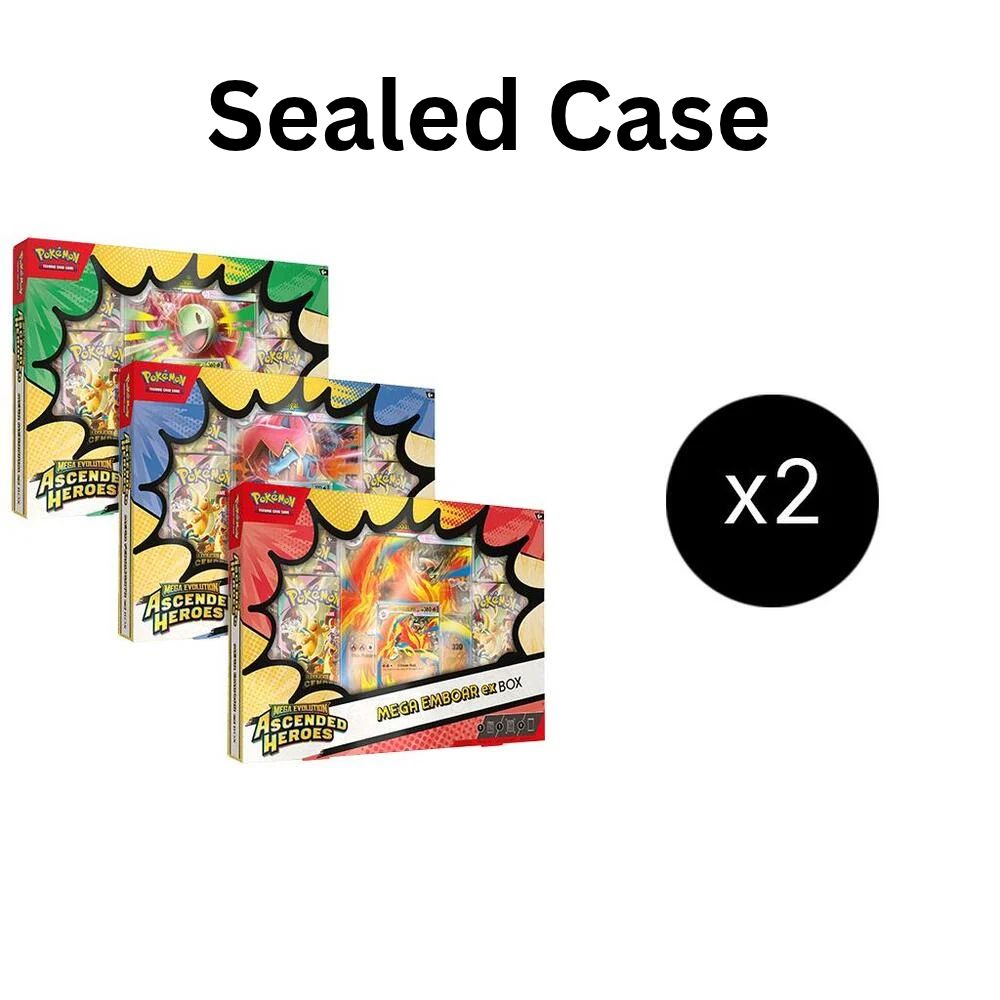Ascended Heroes Mega ex Boxes Case