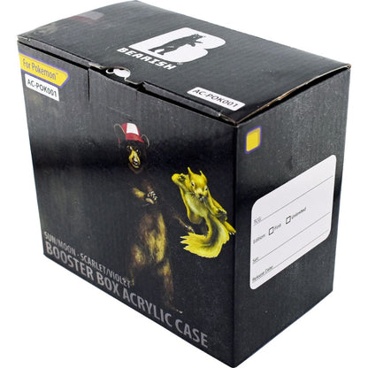 Bearish Acrylic Case Pokemon Booster Display