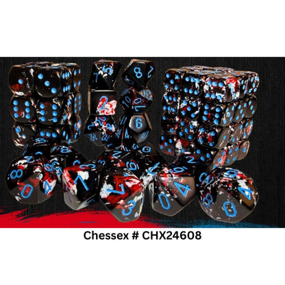 Chessex Brush Dice Dark Side 16mm Dice Block/ CHX24608