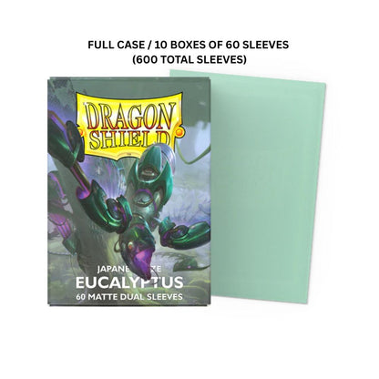 (X10)  Dragon Shield Sleeves: Japanese Matte Dual - Eucalyptus 60CT / # AT-15149