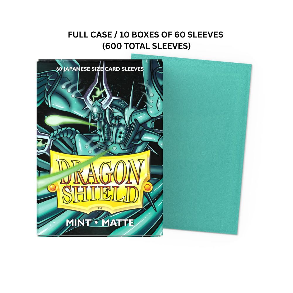 (X10)  Dragon Shield Sleeves: Japanese Matte - Mint 60CT / #AT-11125