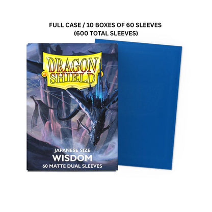 (X10)  Dragon Shield Sleeves: Japanese Matte Dual - Wisdom 60CT / # AT-15157