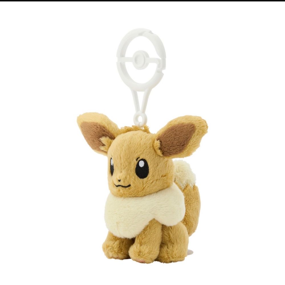 Pokemon Center Original Mascot With Carabiner Eevee