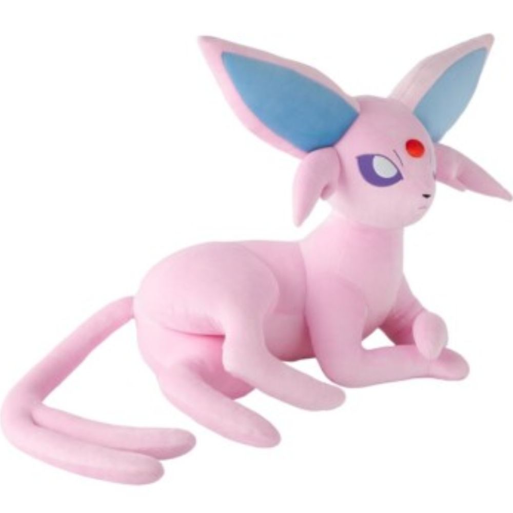 Pokemon Life Size Espeon Jumbo Plush Doll Lying Down Japan Genuine