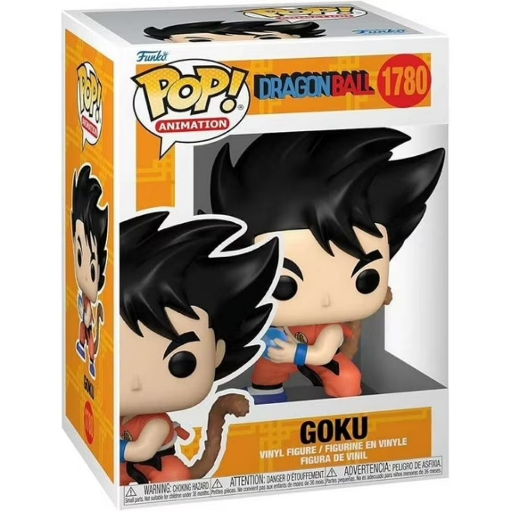 About the Dragon Ball Goku With Tail (Kamehameha) Funko Pop! Vinyl Figure #1780