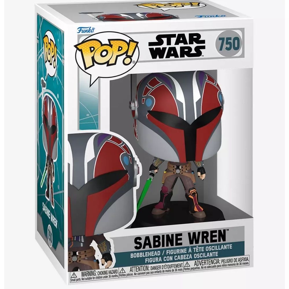 FUNKO POP STAR WARS AHSOKA S3 SABINE WREN FNK #750