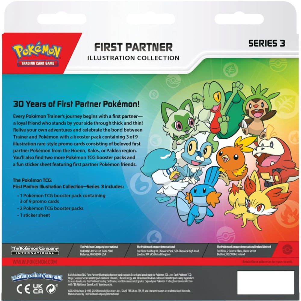 Pokemon First Partner Illustration Collection Series 3