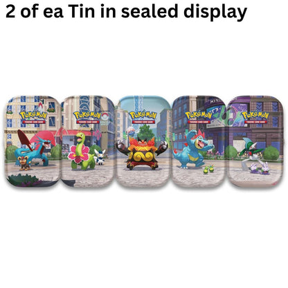 Lumiose City Sealed Tin Display of 10 Tins