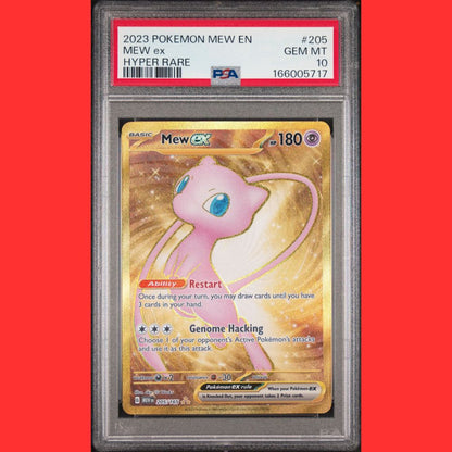 Pokemon Mew  EN-151 205 Mew ex Hyper rare PSA 10