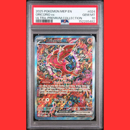 Pokemon Mega Charizard X EX Ultra Premium Coll. Oricorio ex #024  PSA 10