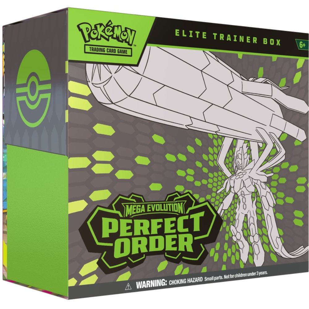3/27/26 Release: Pokemon Mega Evolutions ME3 Perfect Order Elite Trainer