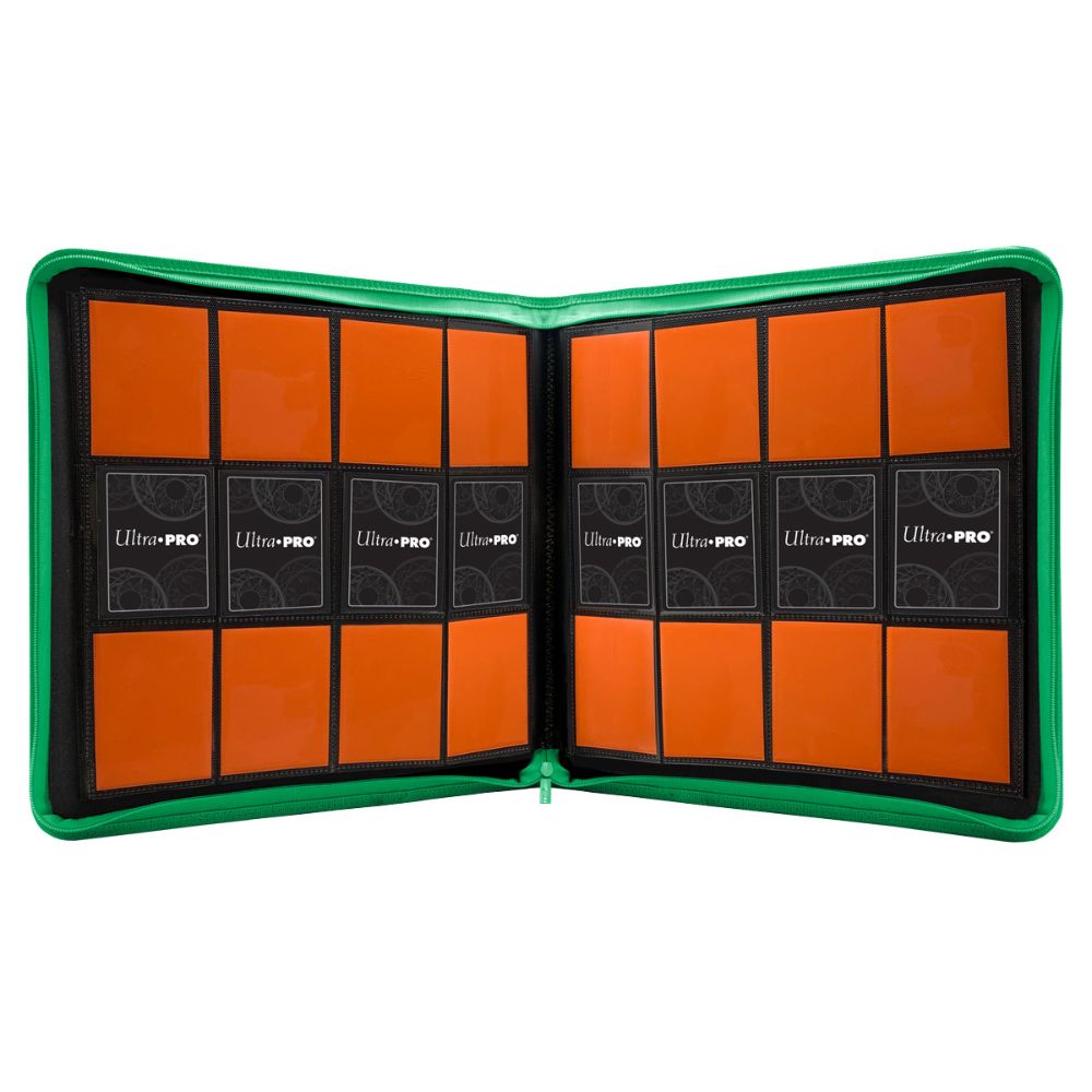 Ultra Pro PRO Binder: 12-Pocket Zippered - Green
