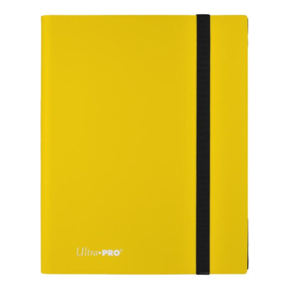Ultra Pro PRO Binder: 9-Pocket - Lemon Yellow /  # ULP9P15150