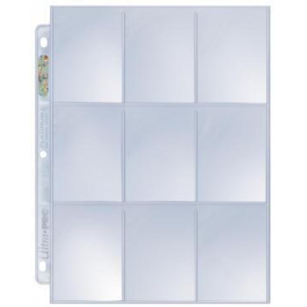 Ultra Pro: Standard 9-Pocket Platinum Pages 100CT / # ULPPG81320