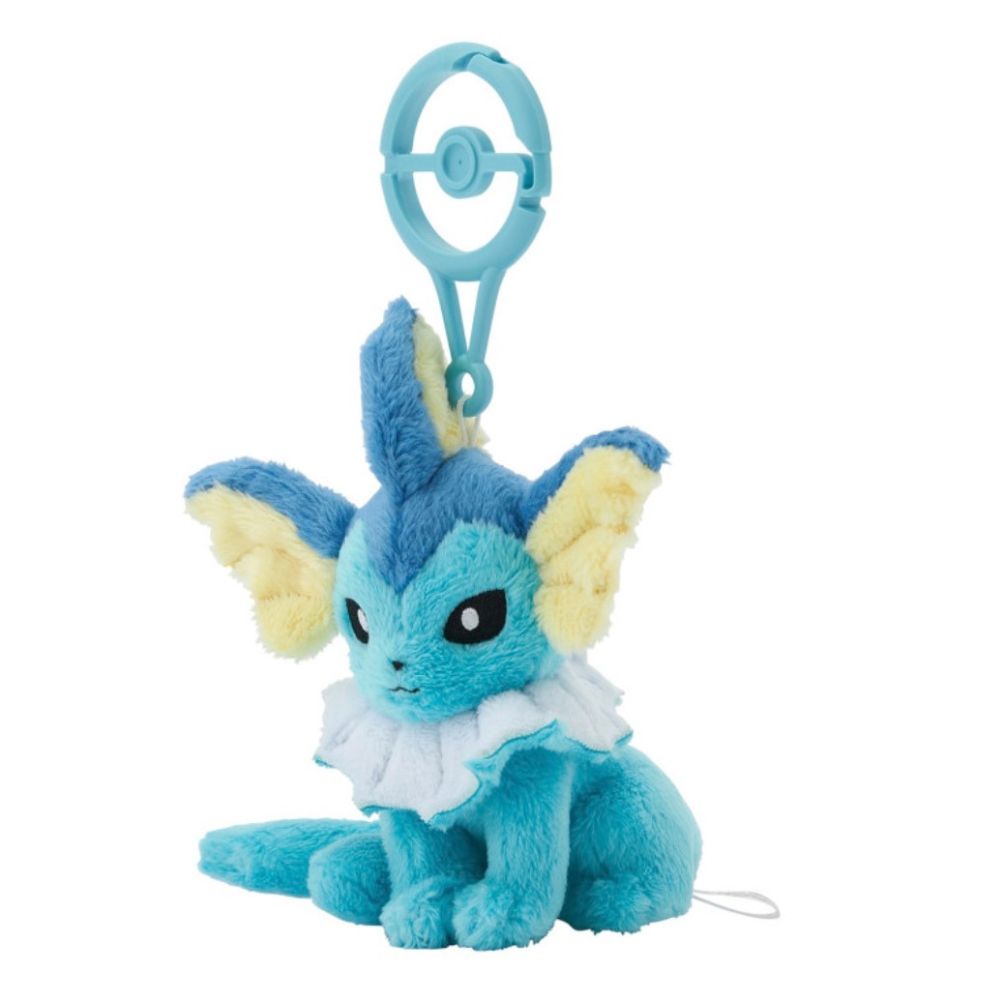 Pokemon Center Original Mascot With Carabiner Vaporeon