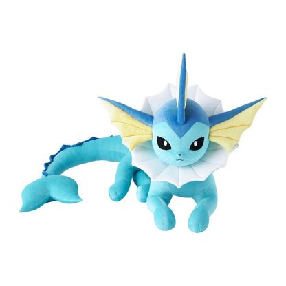 Pokemon Life Size VAPOREON  Jumbo Plush Doll Lying Down Japan Genuine