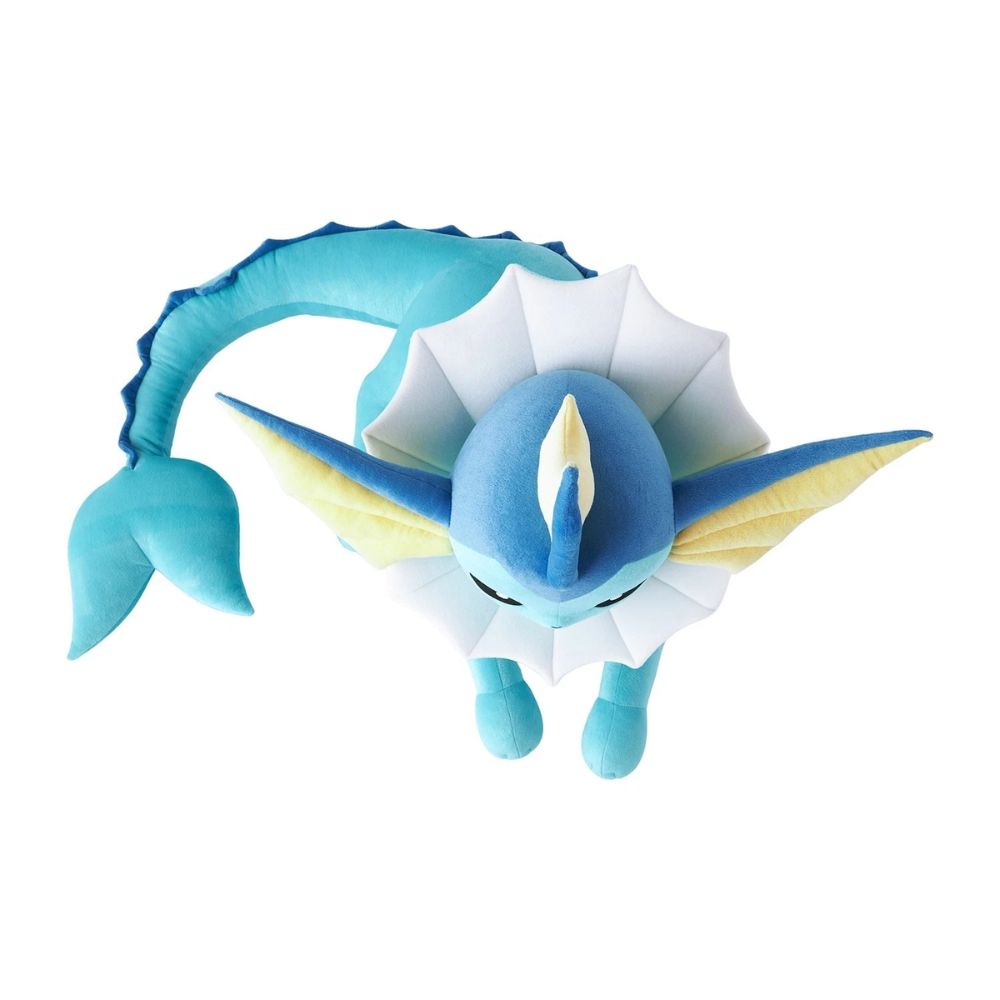 Pokemon Life Size VAPOREON  Jumbo Plush Doll Lying Down Japan Genuine