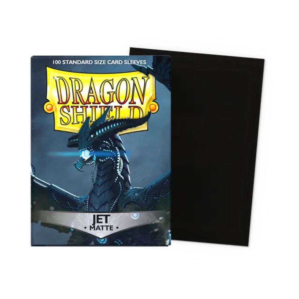 Dragon Shield Sleeves: Standard Matte - Jet 100CT image 1