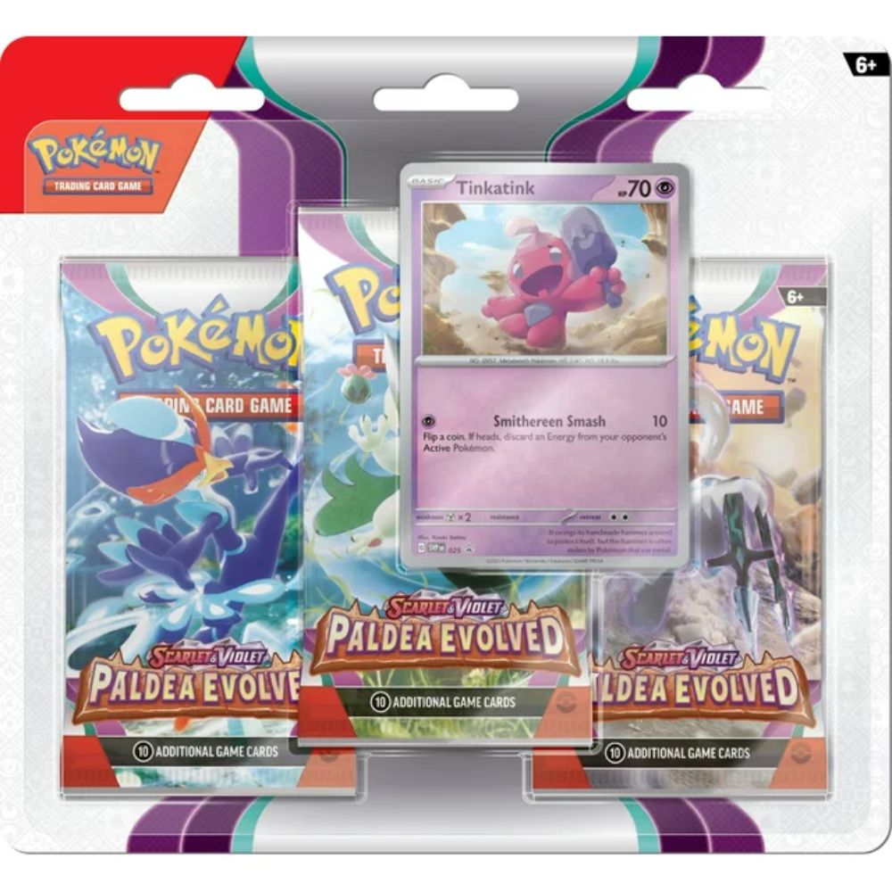 Pokemon  Paldea Evolved 3 Booster Pack Blister -SV2 image 0