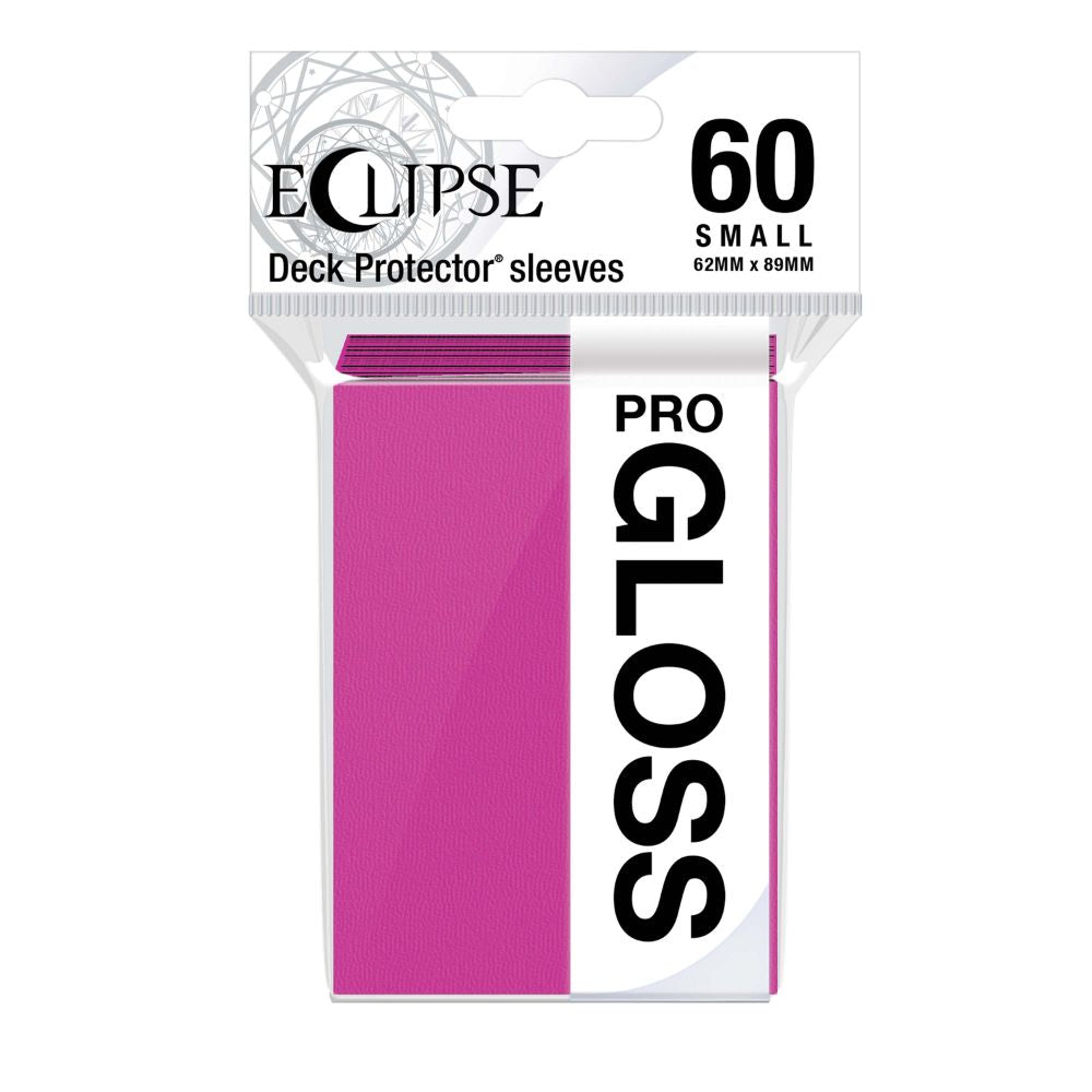 Ultra Pro Sleeves Small Eclipse Gloss Hot Pink 60 Count image 0