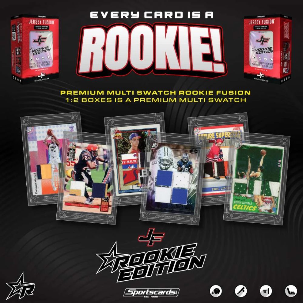 2025 Jersey Fusion All Sports Rookie Edition Hobby Box image 1