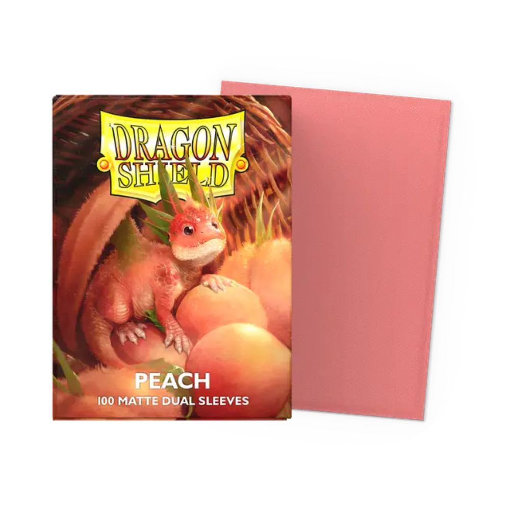 Dragon Shield Sleeves: Standard Matte Dual - Peach 100CT image 0