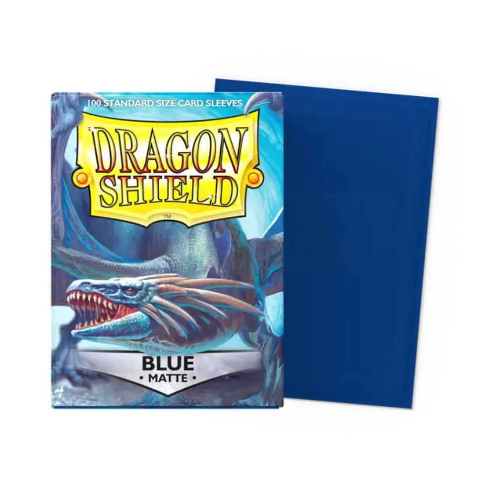 Dragon Shield Sleeves: Standard Matte - Blue 100CT image 0