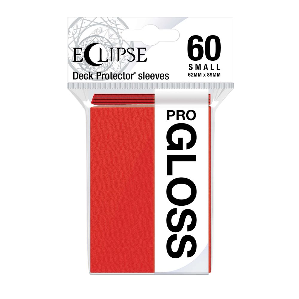 Ultra Pro Small Sleeves Eclipse Gloss Apple Red 60 Count image 0