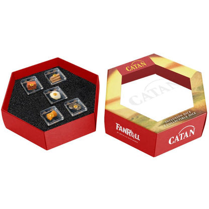 FanRoll: 5CT CATAN Inclusion Dice Set #FRD11100 image 1
