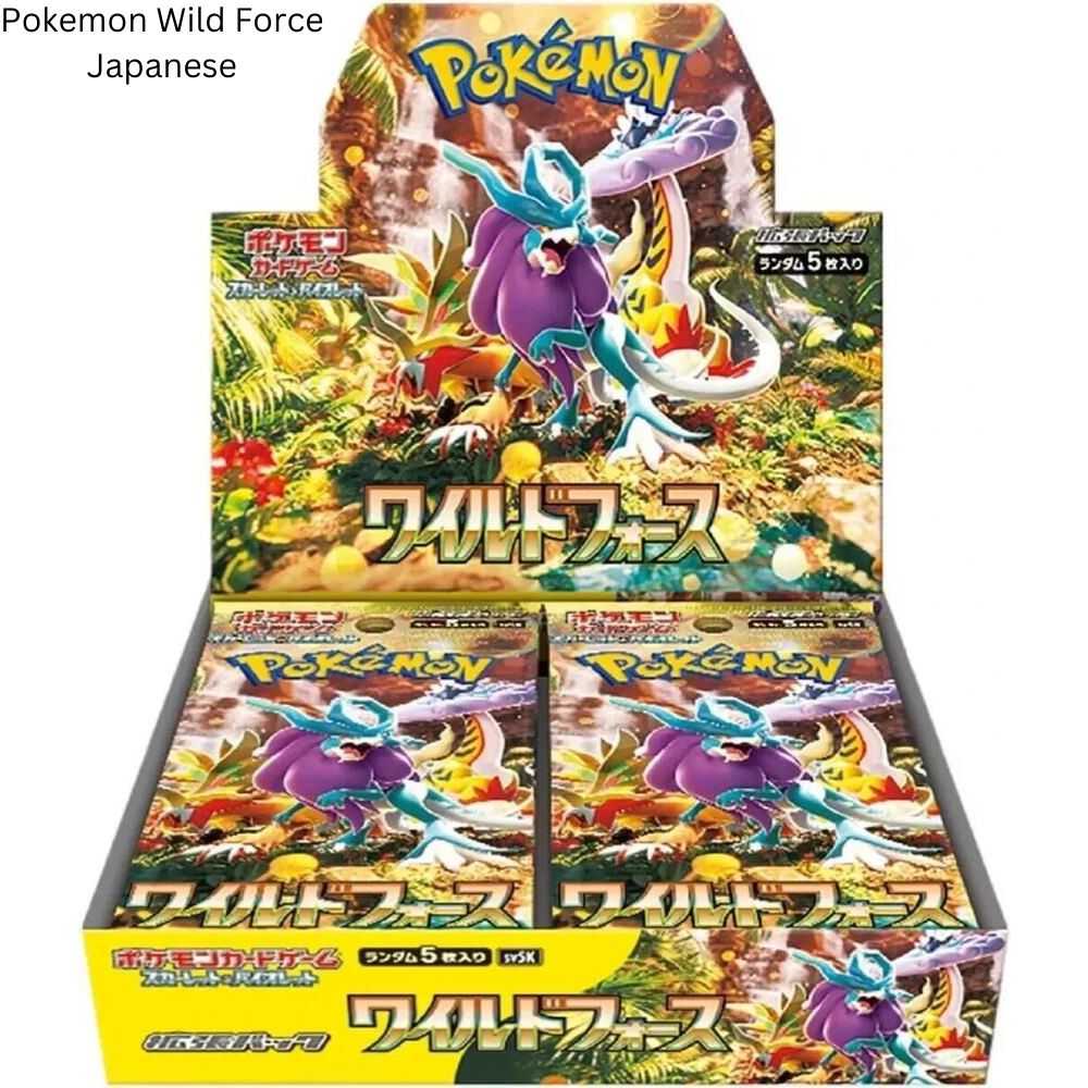 Pokemon Wild Force Japanese Booster Box - SV5K image 0