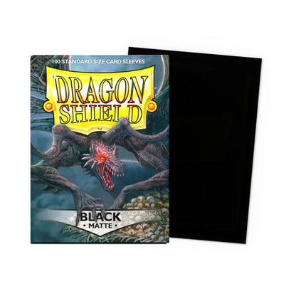 Dragon Shield Sleeves: Standard Matte - Black 100CT Item # AT-11002 image 0
