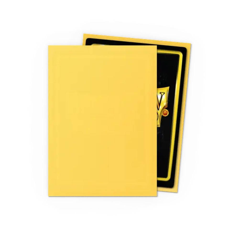 Dragon Shield Sleeves: Standard Matte - Yellow 100CT image 1