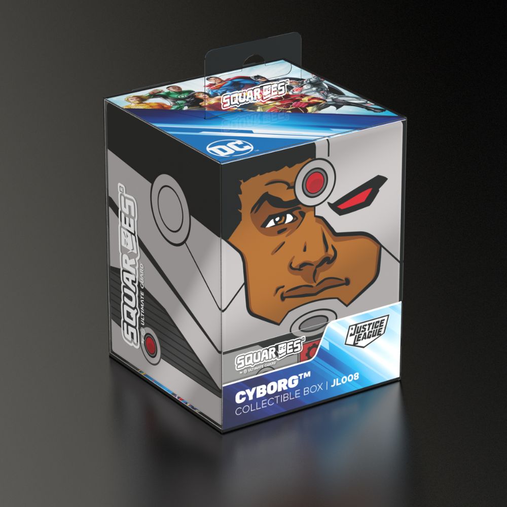 Squaroes: 100+ Deckbox -DC Comics Justice League - Cyborg image 0