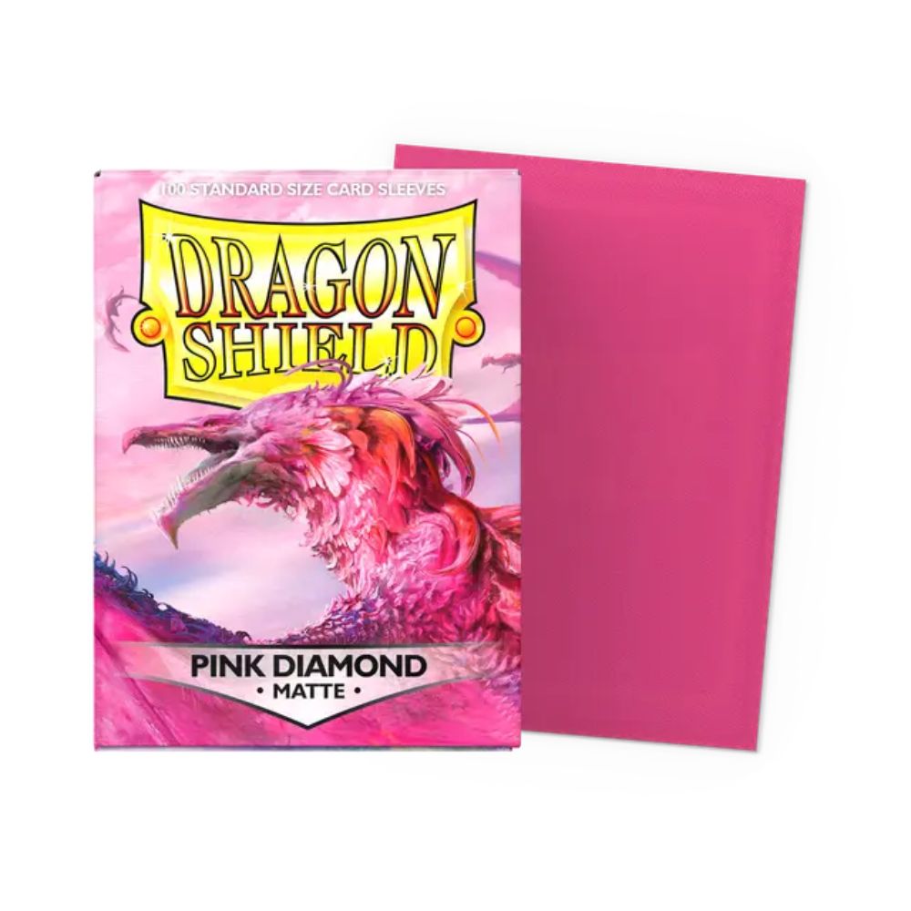 Dragon Shield Sleeves: Standard Matte - Pink Diamond 100CT image 0