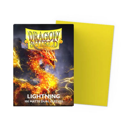 Dragon Shield Sleeves: Standard Matte Dual - Lightning 100CT image 0