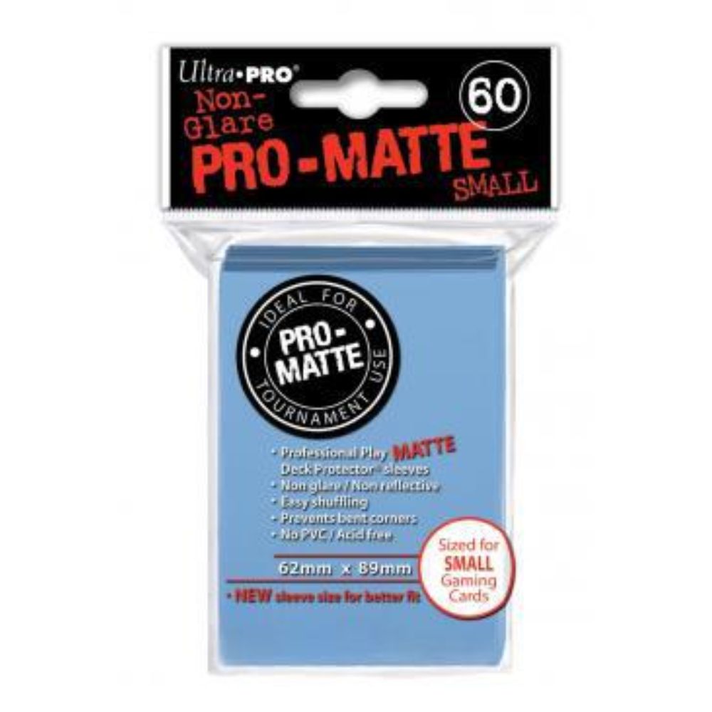 Ultra Pro Deck Protector Small Light Blue Pro-Matte image 0