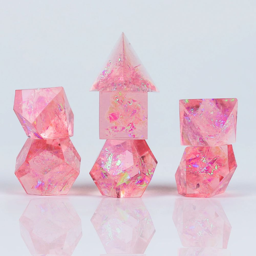 Sirius Dice - Cloak & Dagger - Pink Dice Set image 1