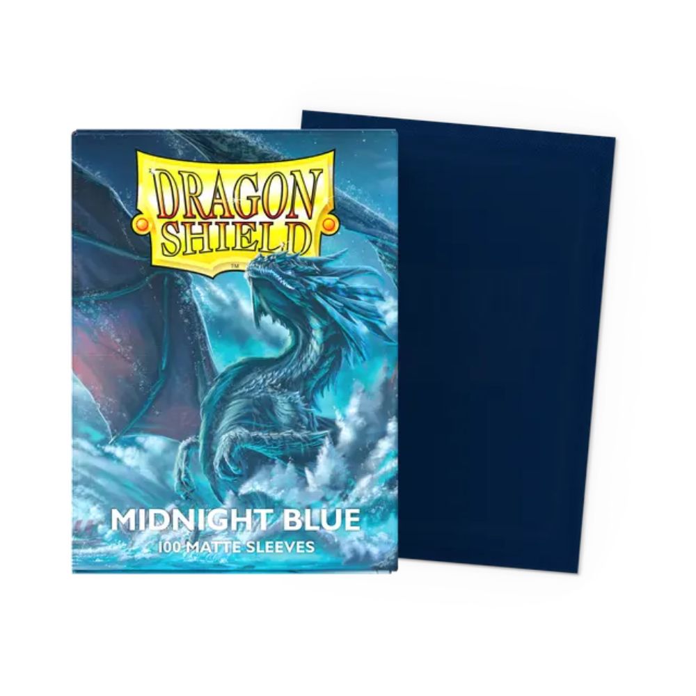 Dragon Shield Sleeves: Standard Matte - Midnight Blue 100CT image 0