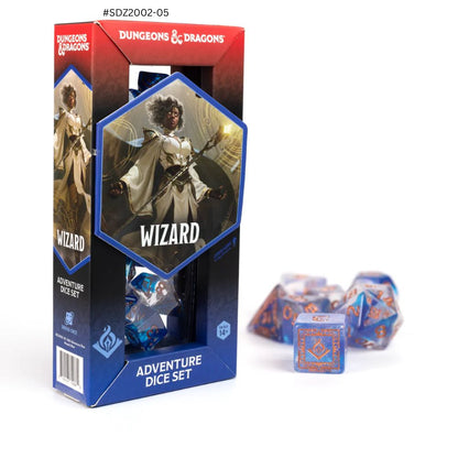 Dungeons & Dragons Adventure Dice - Wizard: Blue | Sirius Dice image 0