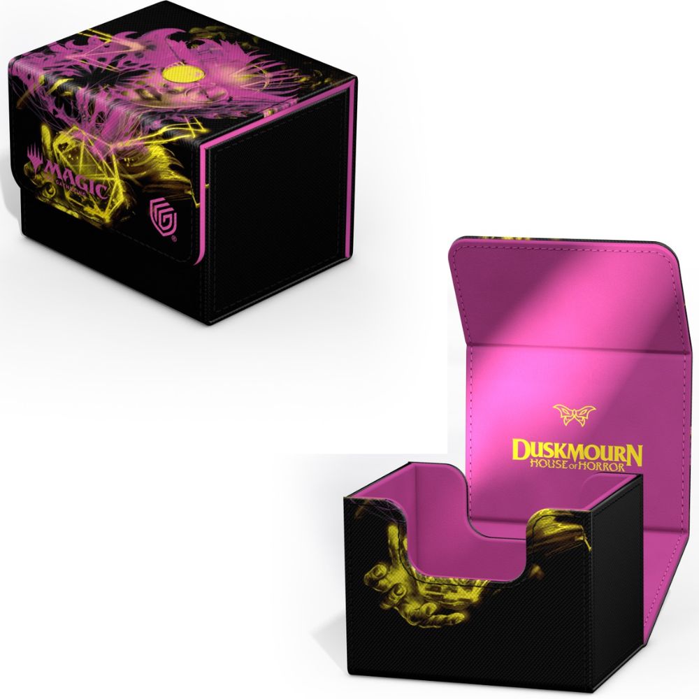 Magic: The Gathering Duskmourn - Zimone, All-Questioning Side Winder Deck Box image 0