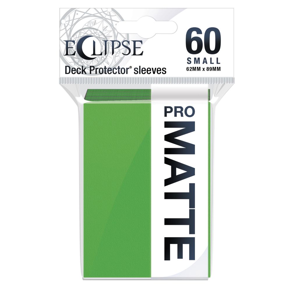 Ultra Pro Sleeves Small Eclipse Matte Lime Green 60 Count image 0